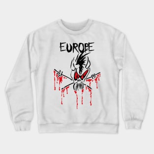 europe headbang Crewneck Sweatshirt
